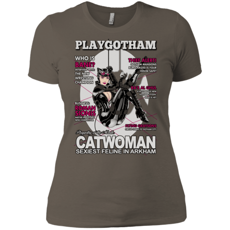 T-Shirts Warm Grey / X-Small Catwoman PlayGotham Women's Premium T-Shirt