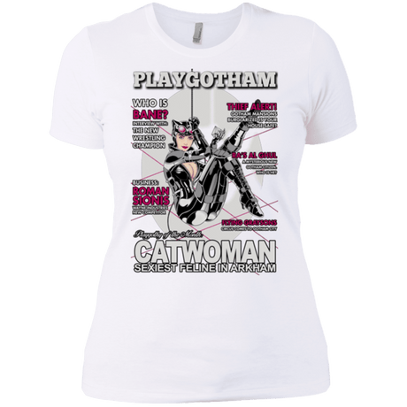 T-Shirts White / X-Small Catwoman PlayGotham Women's Premium T-Shirt
