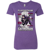 T-Shirts Purple Rush / Small Catwoman PlayGotham Women's Triblend T-Shirt