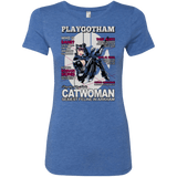 T-Shirts Vintage Royal / Small Catwoman PlayGotham Women's Triblend T-Shirt
