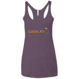 T-Shirts Vintage Purple / X-Small Cavalry full Women's Triblend Racerback Tank