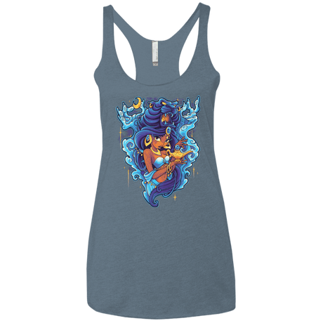 T-Shirts Indigo / X-Small Cave Of Wonders Women's Triblend Racerback Tank