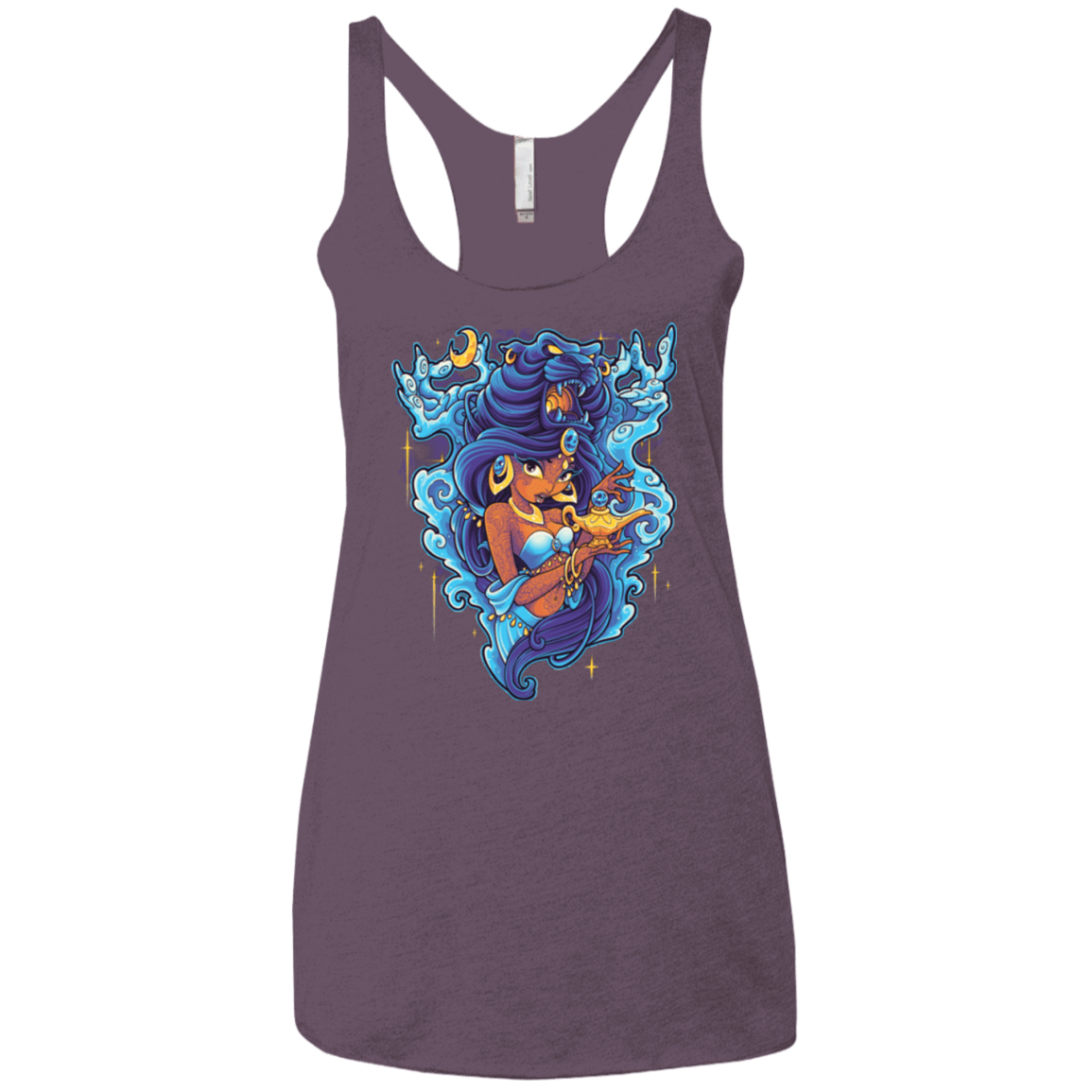 T-Shirts Vintage Purple / X-Small Cave Of Wonders Women's Triblend Racerback Tank