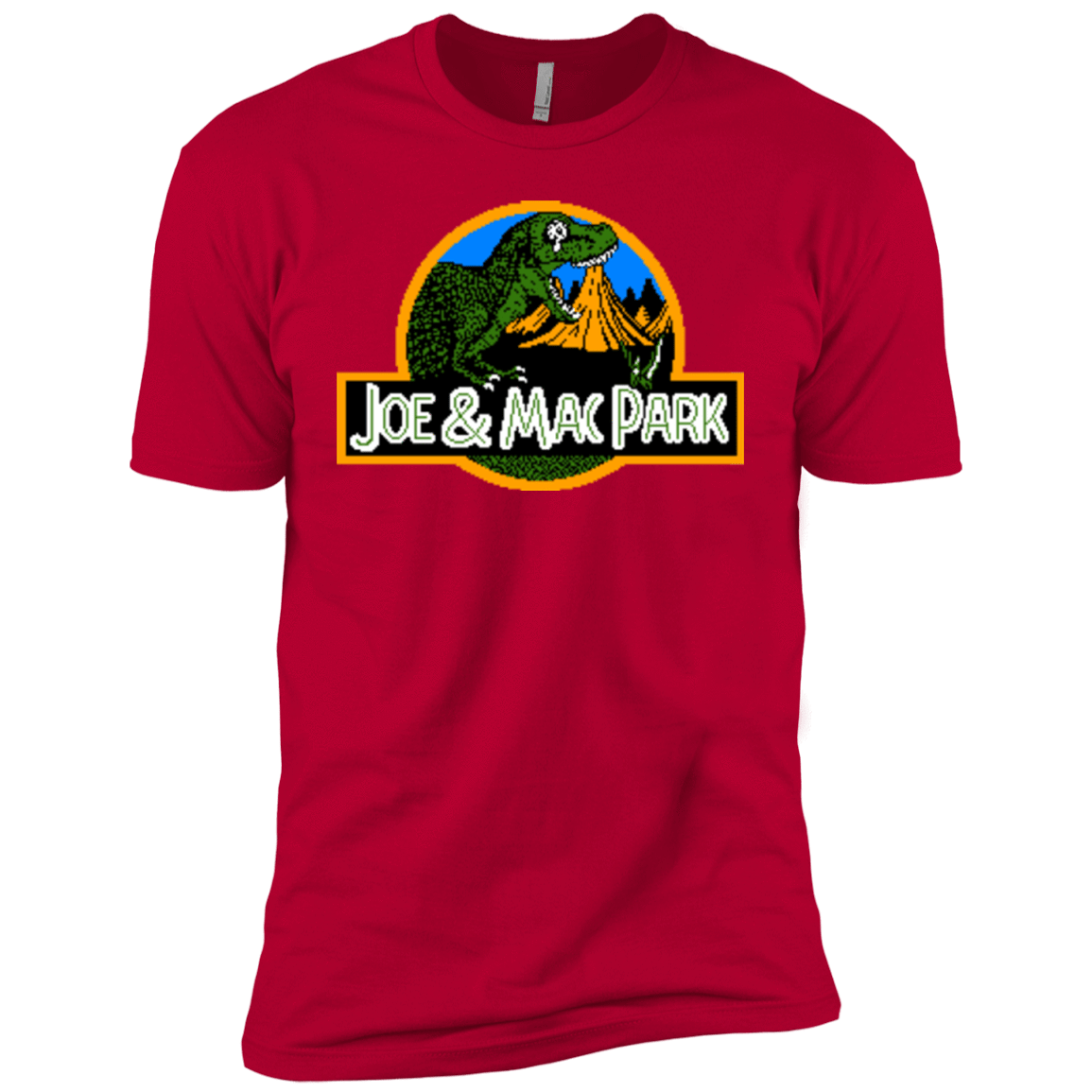 T-Shirts Red / YXS Caveman park Boys Premium T-Shirt