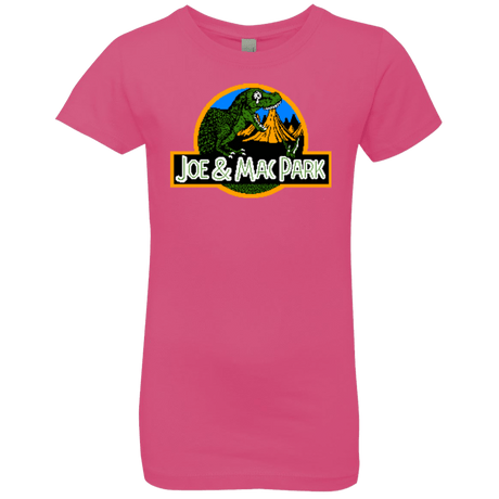 T-Shirts Hot Pink / YXS Caveman park Girls Premium T-Shirt