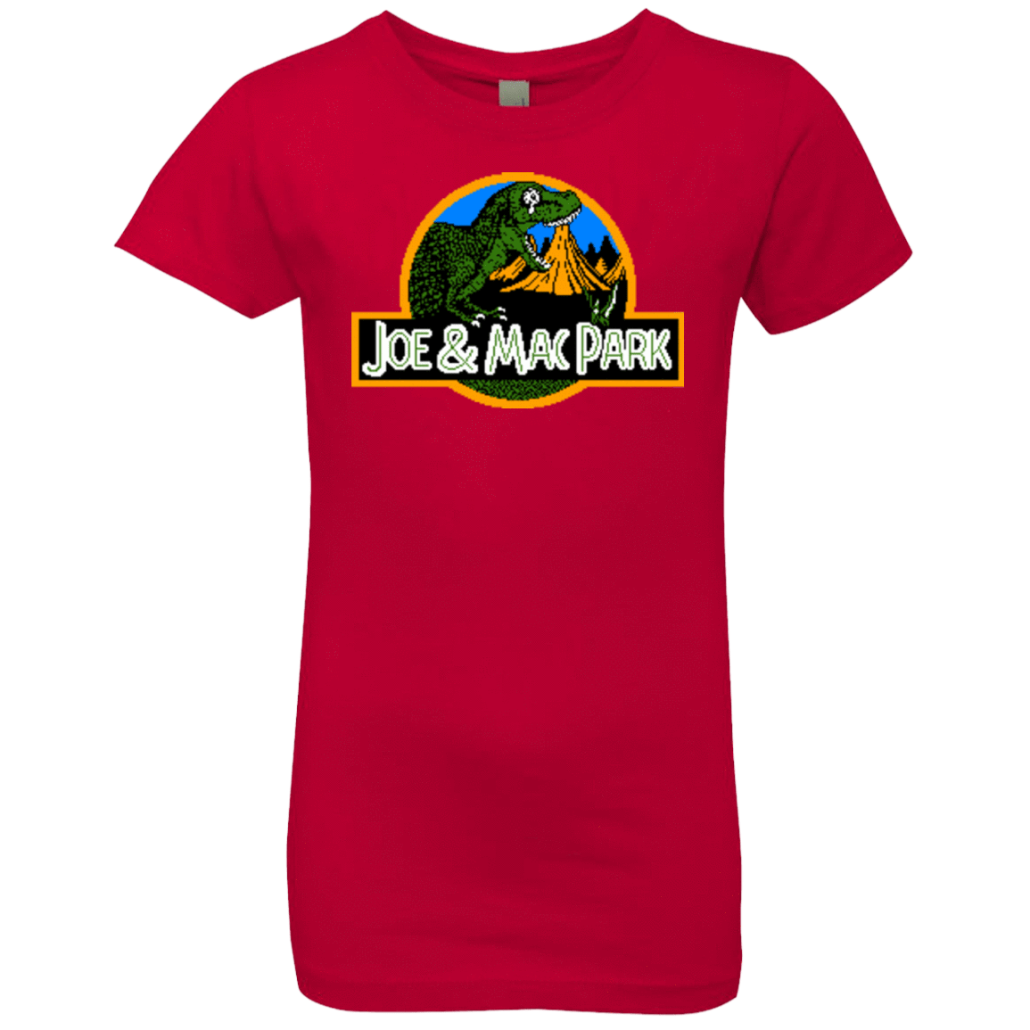 T-Shirts Red / YXS Caveman park Girls Premium T-Shirt