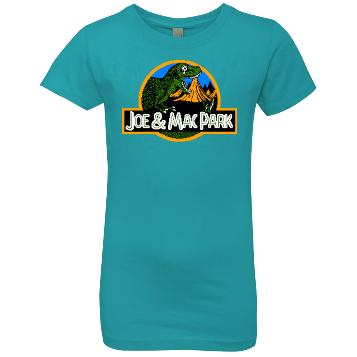 T-Shirts Tahiti Blue / YXS Caveman park Girls Premium T-Shirt