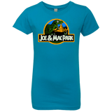 T-Shirts Turquoise / YXS Caveman park Girls Premium T-Shirt