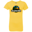 T-Shirts Vibrant Yellow / YXS Caveman park Girls Premium T-Shirt