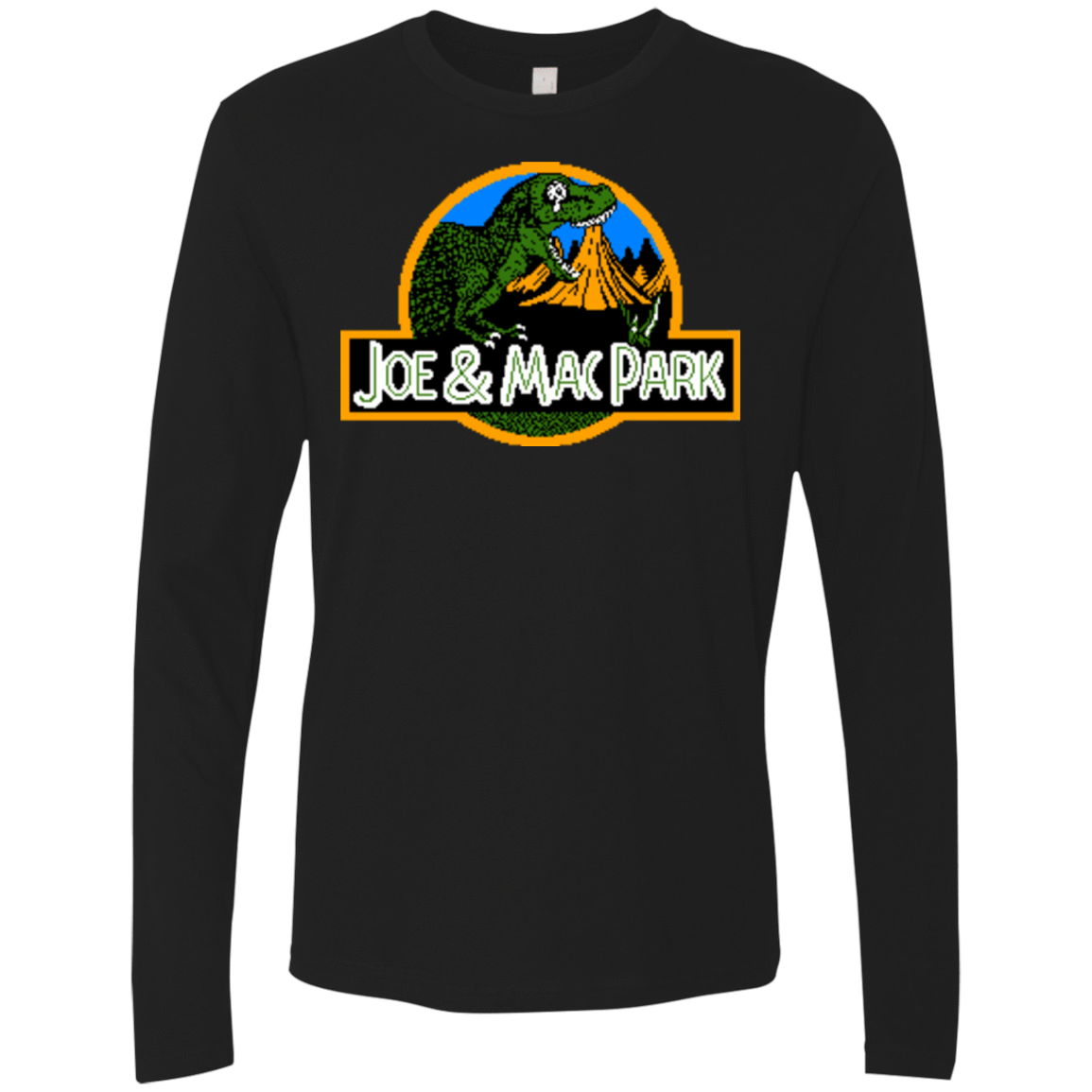T-Shirts Black / Small Caveman park Men's Premium Long Sleeve