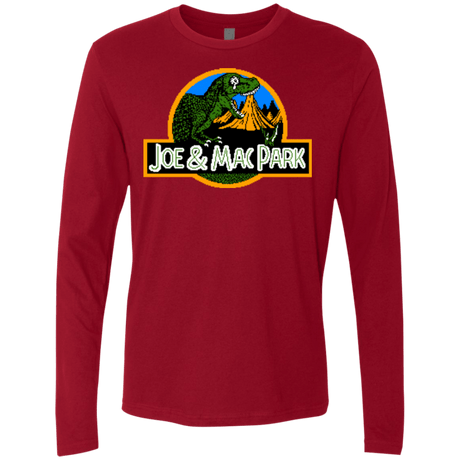 T-Shirts Cardinal / Small Caveman park Men's Premium Long Sleeve