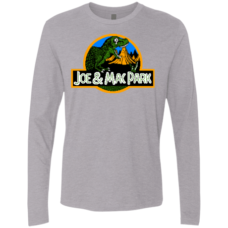 T-Shirts Heather Grey / Small Caveman park Men's Premium Long Sleeve