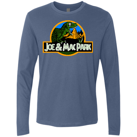 T-Shirts Indigo / Small Caveman park Men's Premium Long Sleeve