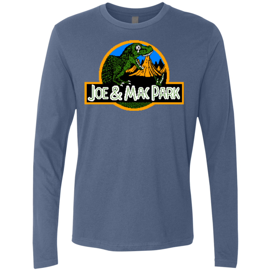 T-Shirts Indigo / Small Caveman park Men's Premium Long Sleeve