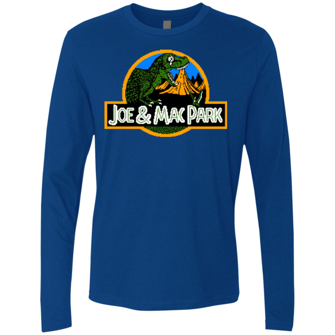 T-Shirts Royal / Small Caveman park Men's Premium Long Sleeve