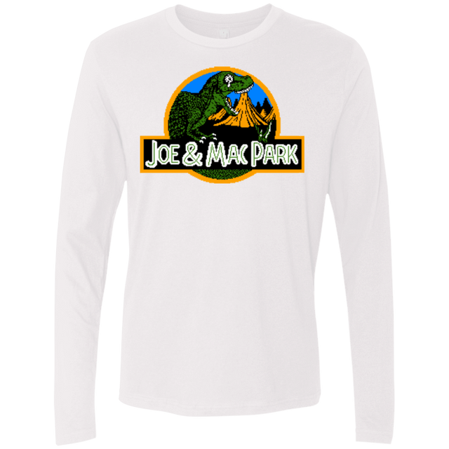 T-Shirts White / Small Caveman park Men's Premium Long Sleeve