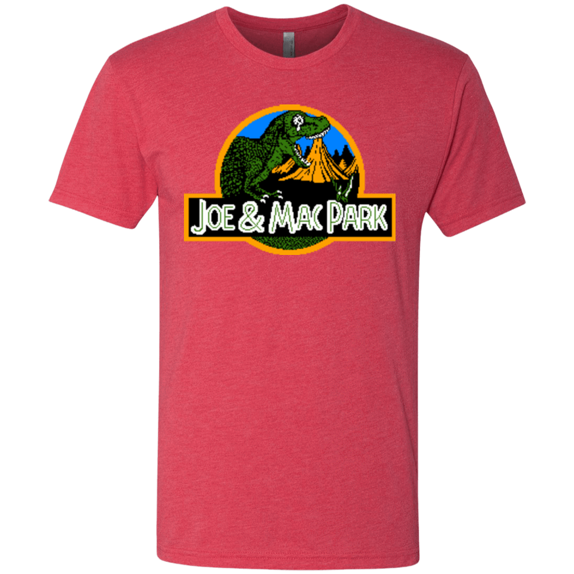 T-Shirts Vintage Red / Small Caveman park Men's Triblend T-Shirt