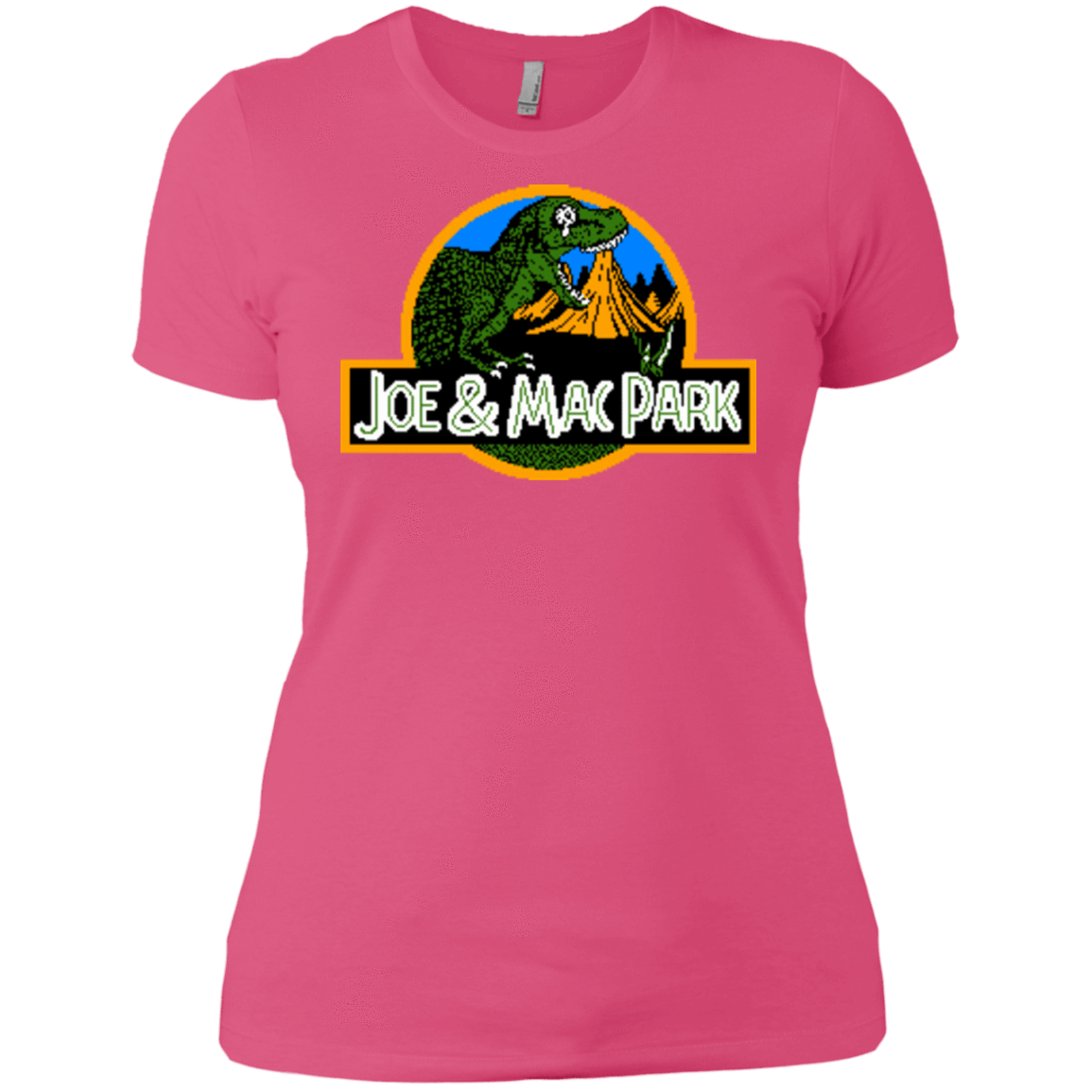 T-Shirts Hot Pink / X-Small Caveman park Women's Premium T-Shirt