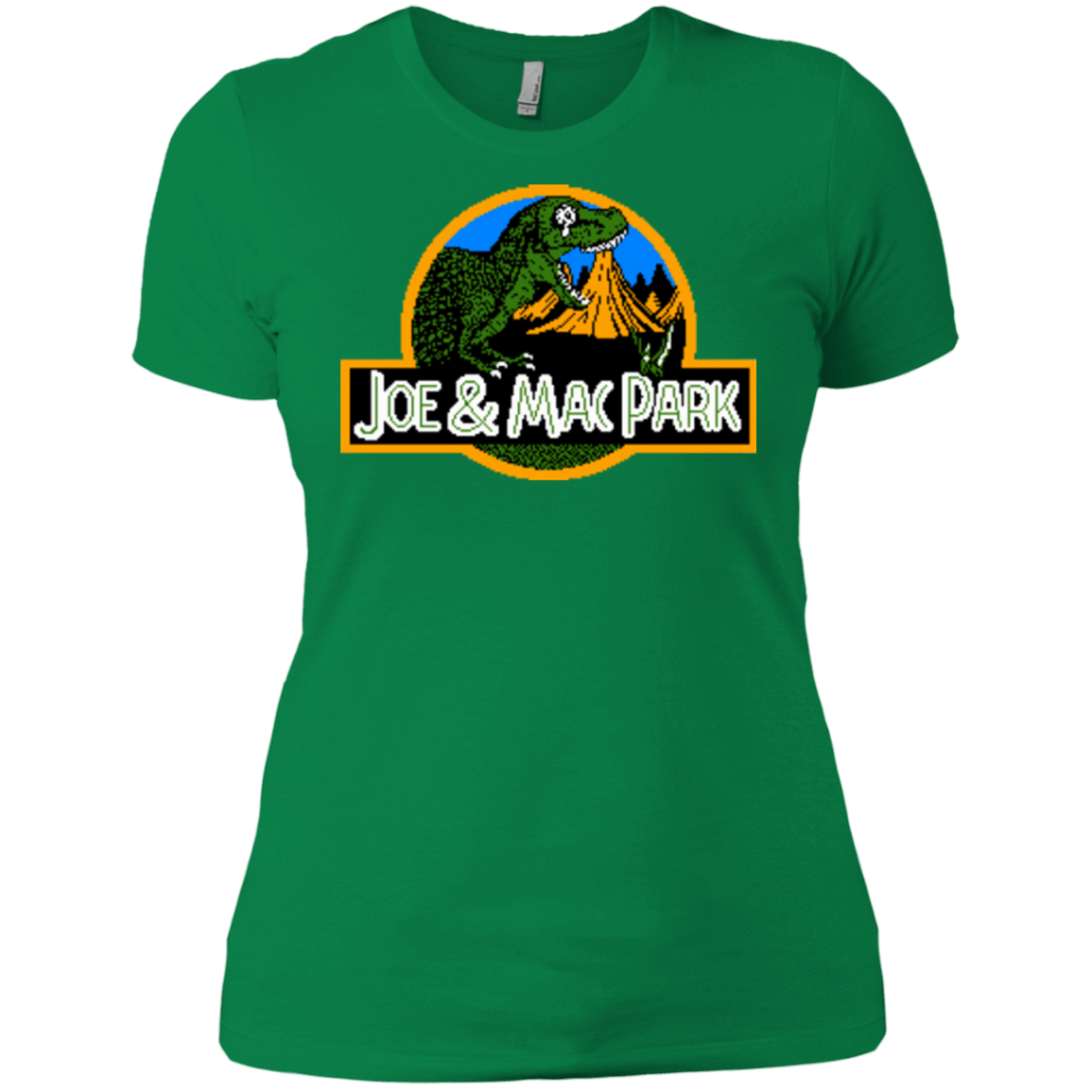 T-Shirts Kelly Green / X-Small Caveman park Women's Premium T-Shirt