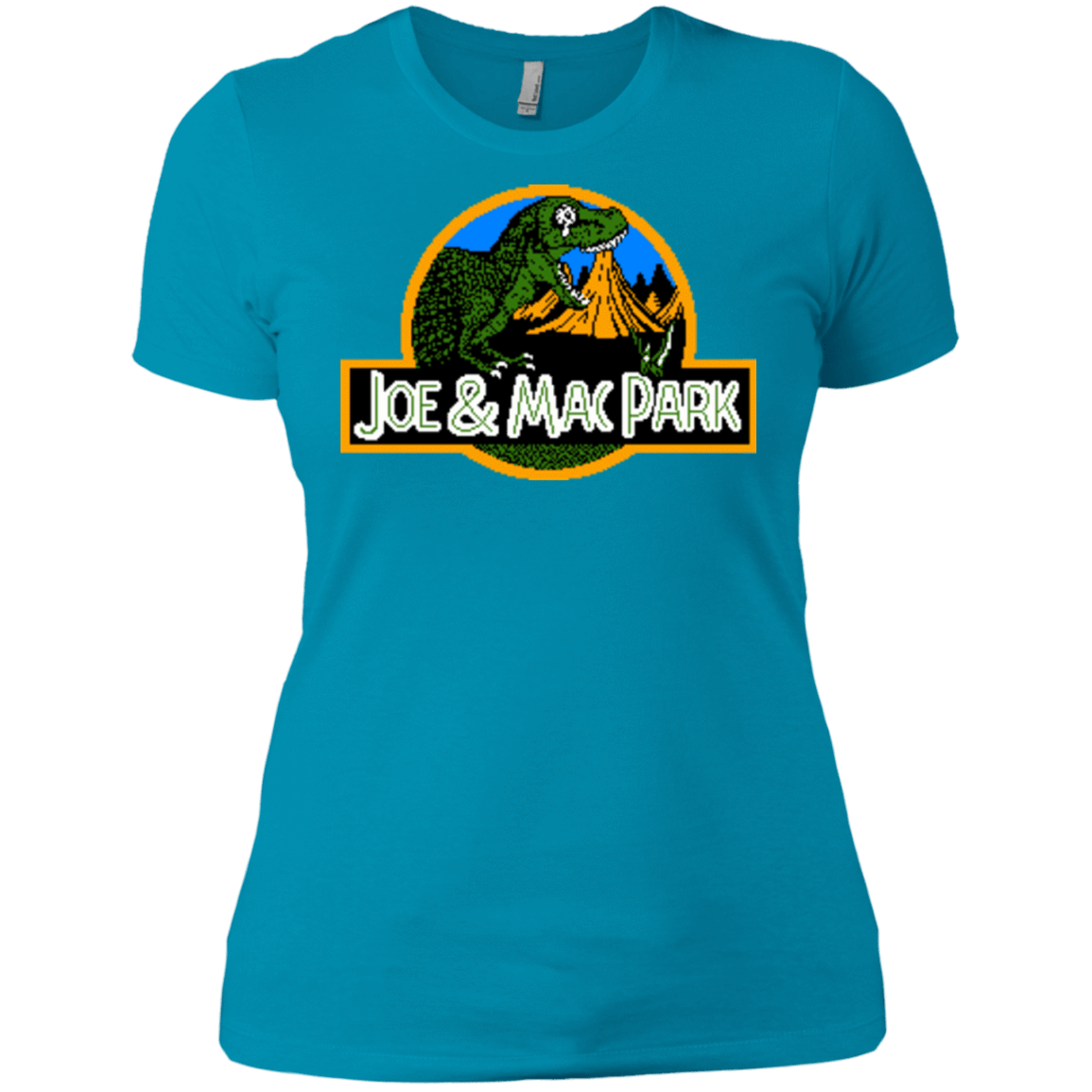 T-Shirts Turquoise / X-Small Caveman park Women's Premium T-Shirt