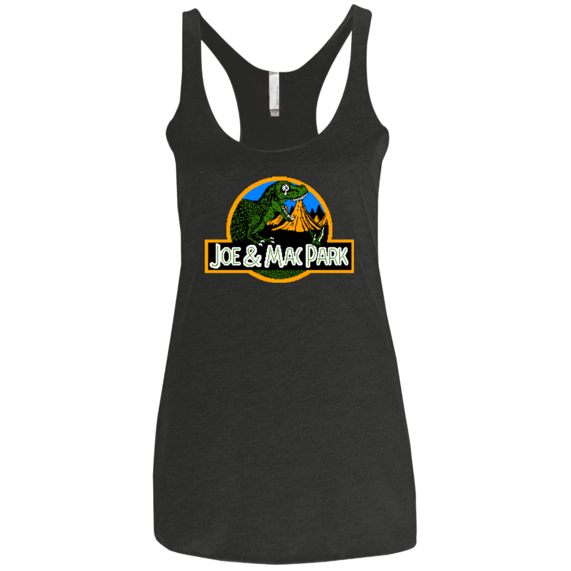 T-Shirts Vintage Black / X-Small Caveman park Women's Triblend Racerback Tank