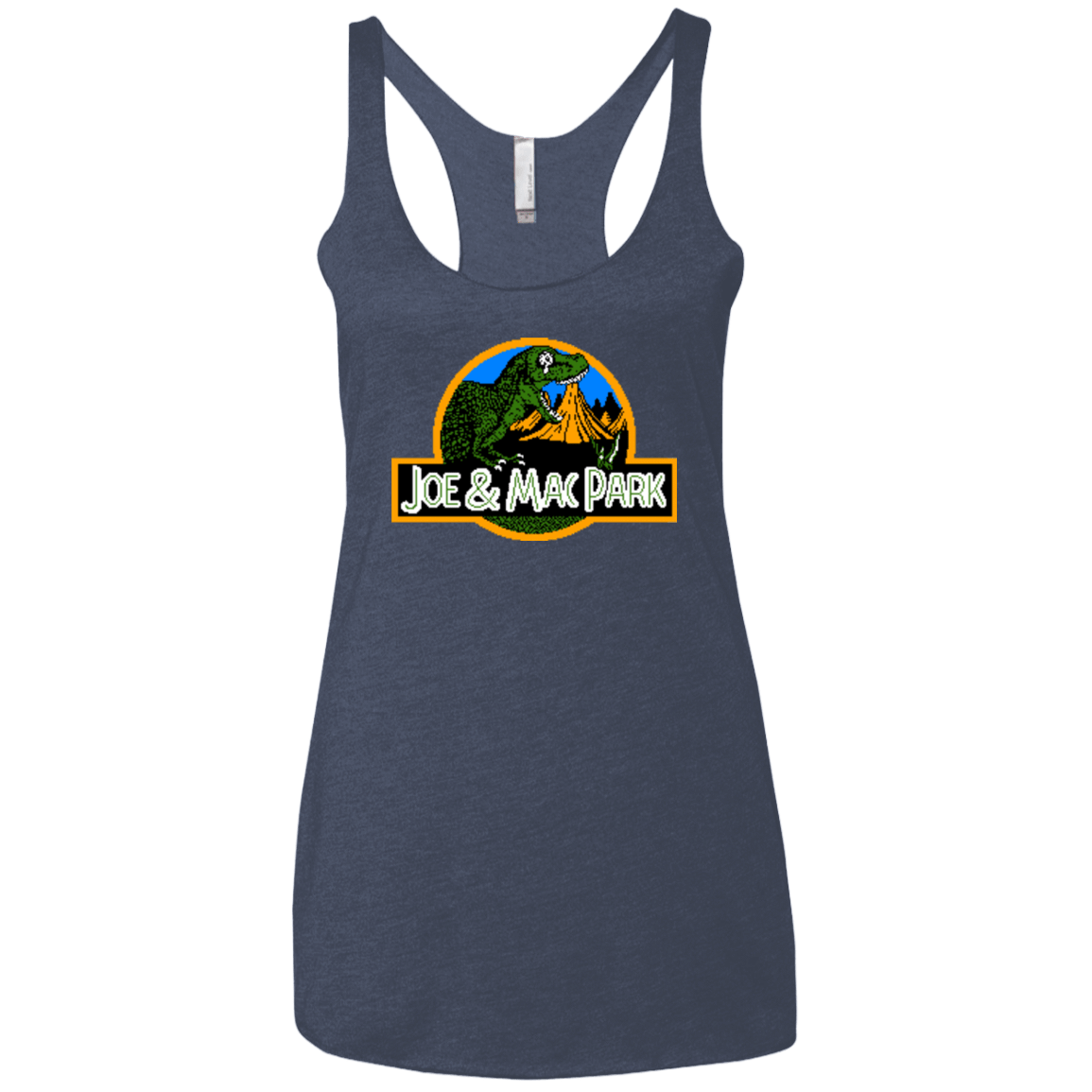 T-Shirts Vintage Navy / X-Small Caveman park Women's Triblend Racerback Tank