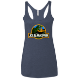 T-Shirts Vintage Navy / X-Small Caveman park Women's Triblend Racerback Tank