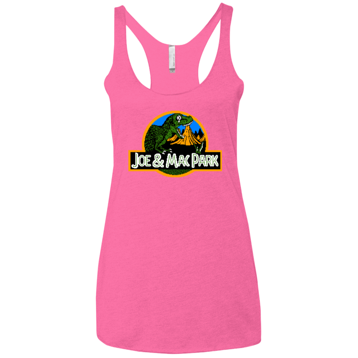 T-Shirts Vintage Pink / X-Small Caveman park Women's Triblend Racerback Tank
