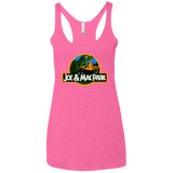 T-Shirts Vintage Pink / X-Small Caveman park Women's Triblend Racerback Tank