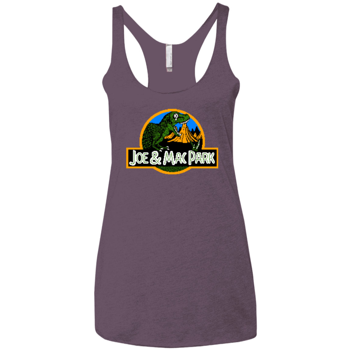 T-Shirts Vintage Purple / X-Small Caveman park Women's Triblend Racerback Tank