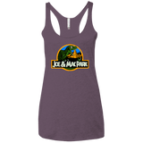 T-Shirts Vintage Purple / X-Small Caveman park Women's Triblend Racerback Tank