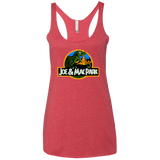 T-Shirts Vintage Red / X-Small Caveman park Women's Triblend Racerback Tank