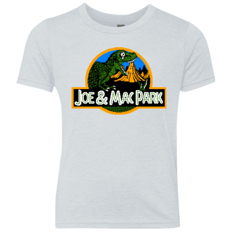 T-Shirts Heather White / YXS Caveman park Youth Triblend T-Shirt