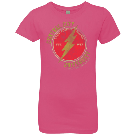 T-Shirts Hot Pink / YXS Central City U Girls Premium T-Shirt