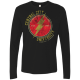 T-Shirts Black / Small Central City U Men's Premium Long Sleeve