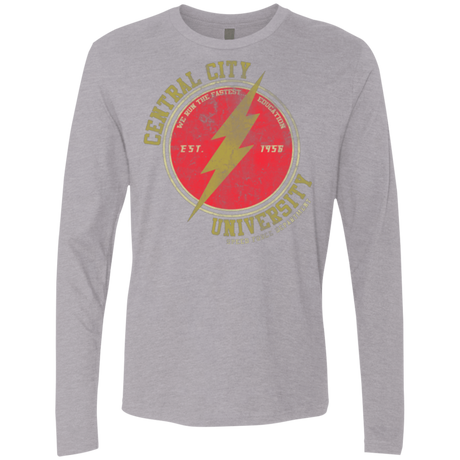 T-Shirts Heather Grey / Small Central City U Men's Premium Long Sleeve
