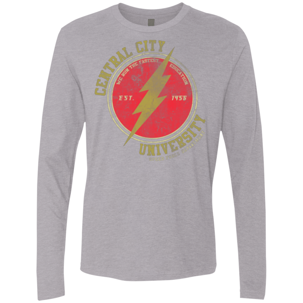 T-Shirts Heather Grey / Small Central City U Men's Premium Long Sleeve