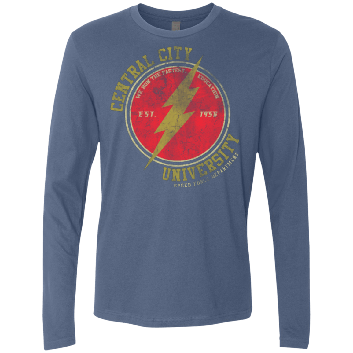 T-Shirts Indigo / Small Central City U Men's Premium Long Sleeve