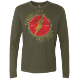 T-Shirts Military Green / Small Central City U Men's Premium Long Sleeve
