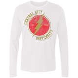 T-Shirts White / Small Central City U Men's Premium Long Sleeve