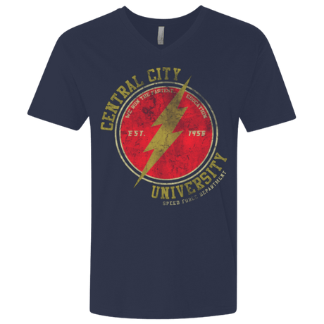 T-Shirts Midnight Navy / X-Small Central City U Men's Premium V-Neck