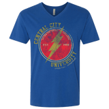 T-Shirts Royal / X-Small Central City U Men's Premium V-Neck