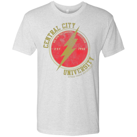 T-Shirts Heather White / Small Central City U Men's Triblend T-Shirt