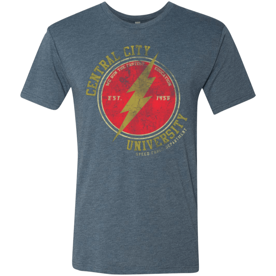 T-Shirts Indigo / Small Central City U Men's Triblend T-Shirt