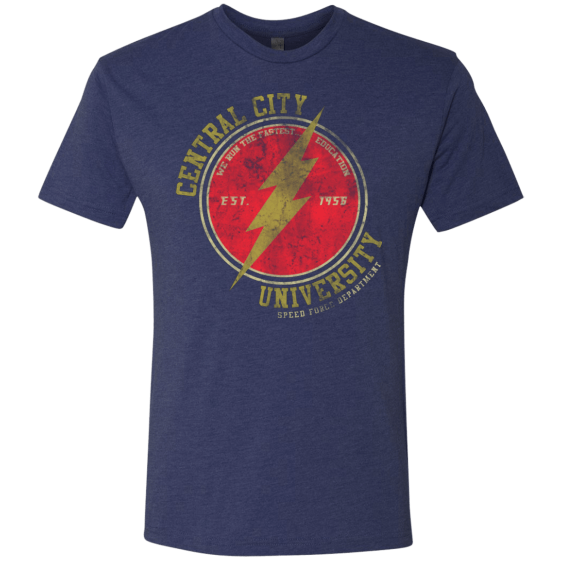 T-Shirts Vintage Navy / Small Central City U Men's Triblend T-Shirt