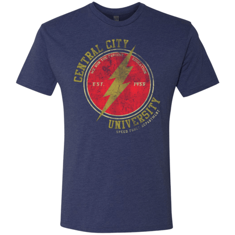 T-Shirts Vintage Navy / Small Central City U Men's Triblend T-Shirt