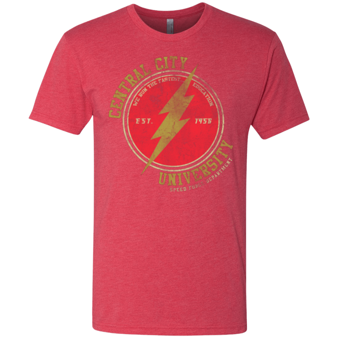 T-Shirts Vintage Red / Small Central City U Men's Triblend T-Shirt