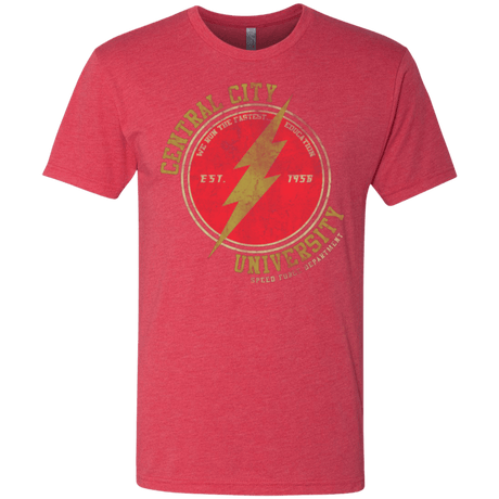 T-Shirts Vintage Red / Small Central City U Men's Triblend T-Shirt