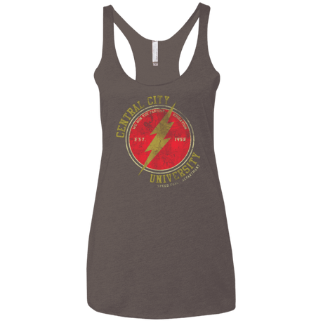 T-Shirts Macchiato / X-Small Central City U Women's Triblend Racerback Tank