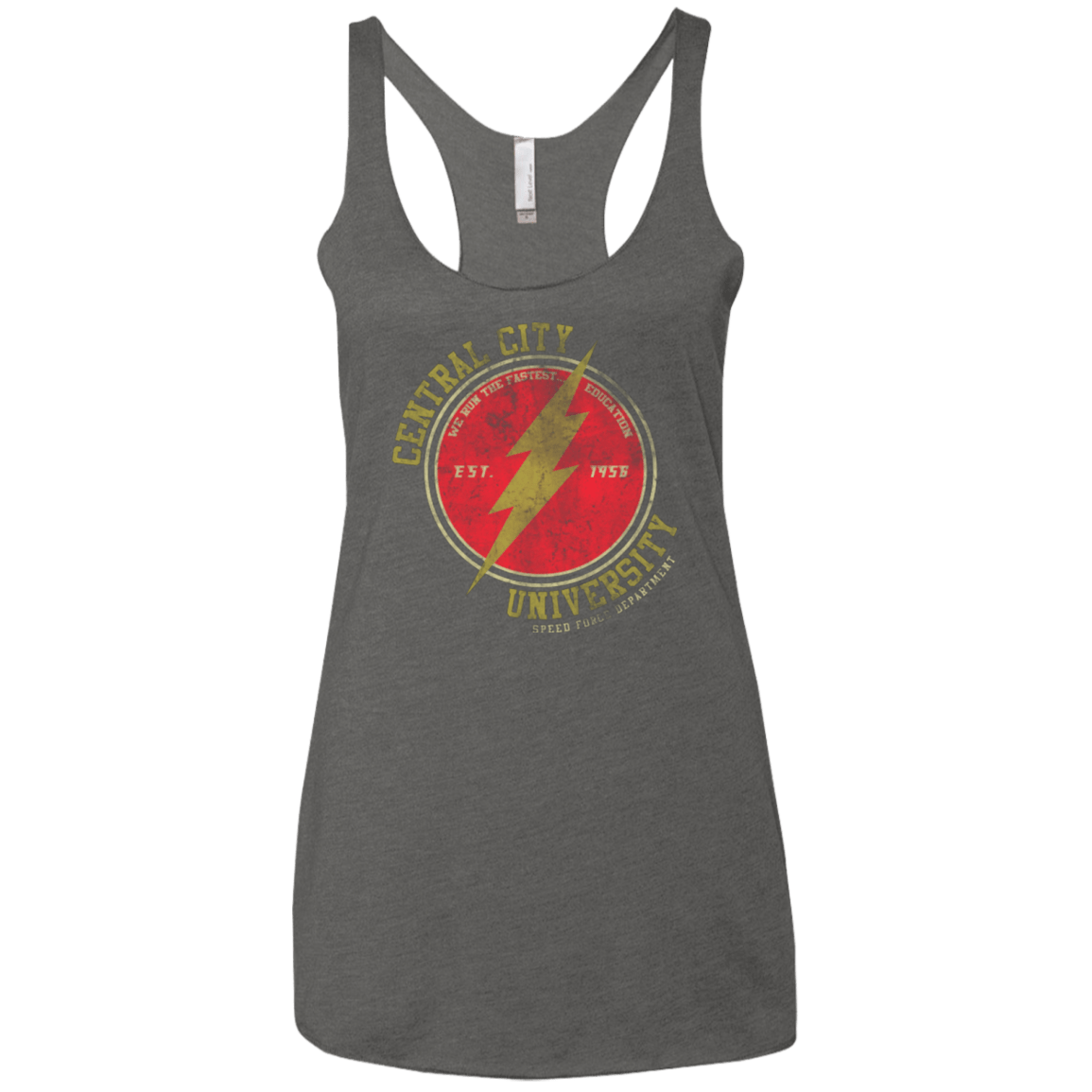 T-Shirts Premium Heather / X-Small Central City U Women's Triblend Racerback Tank